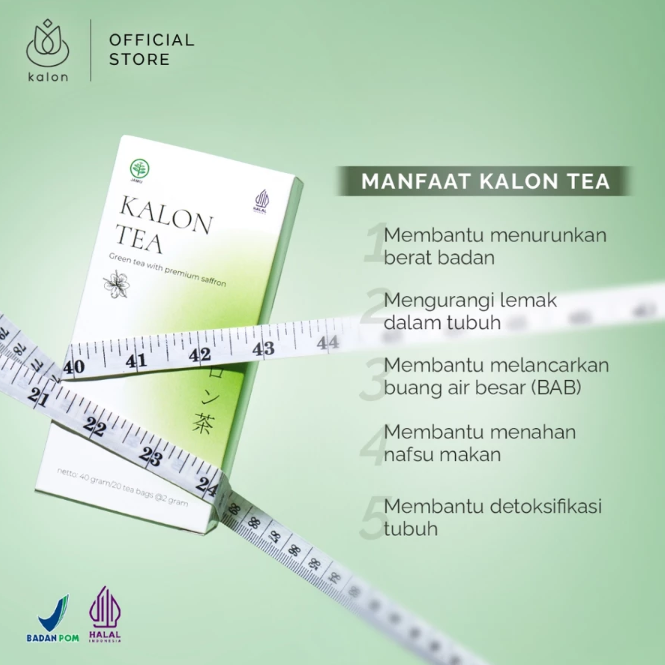 Kalon Beauty Indonesia Kalon Teh Hijau Premium Saffron