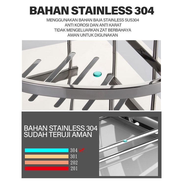 Goland Indonesia Goland Rak Sudut Kamar Mandi Persegi Panjang