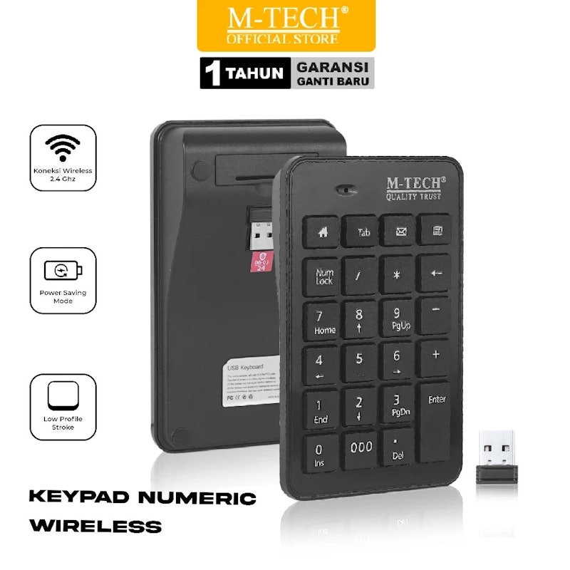 M-TECH Numeric Pad Wireless 5