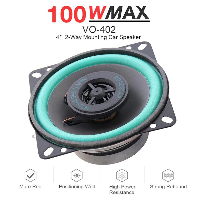 SMART ROADSTAR Speaker Coaxial Mobil HiFi 4 Inch 4