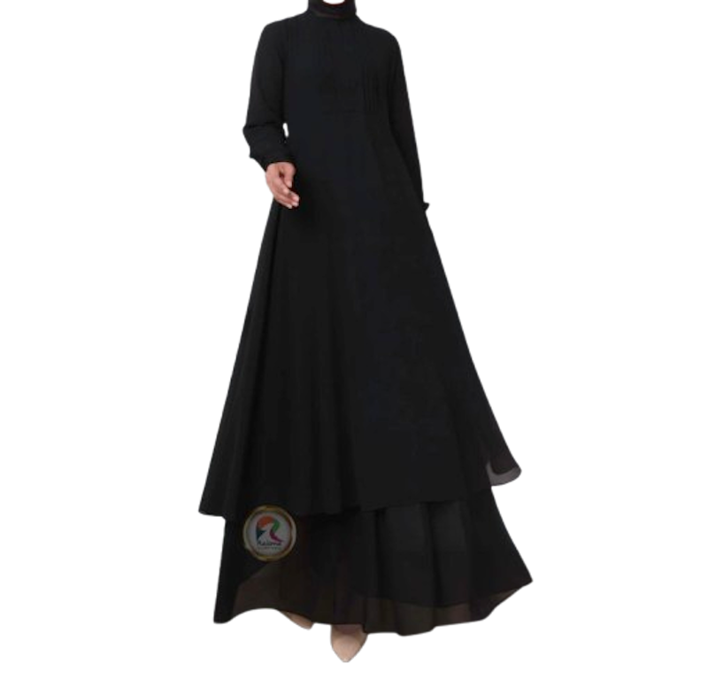 Raisma Gamis Syar`i Mafaza Hitam 1