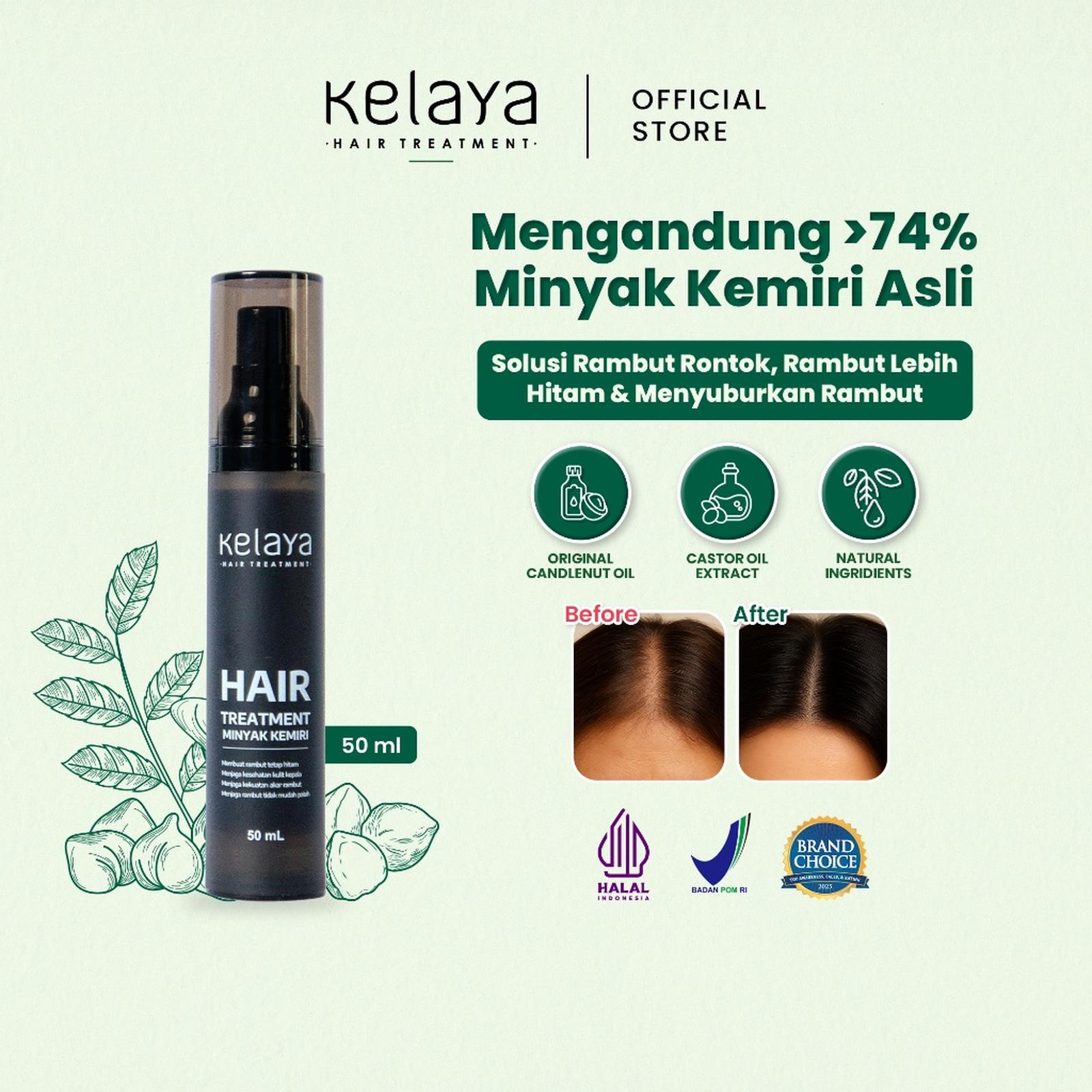  Inovasi Teknologi Kosmetika Kelaya Hair Treatment Minyak Kemiri