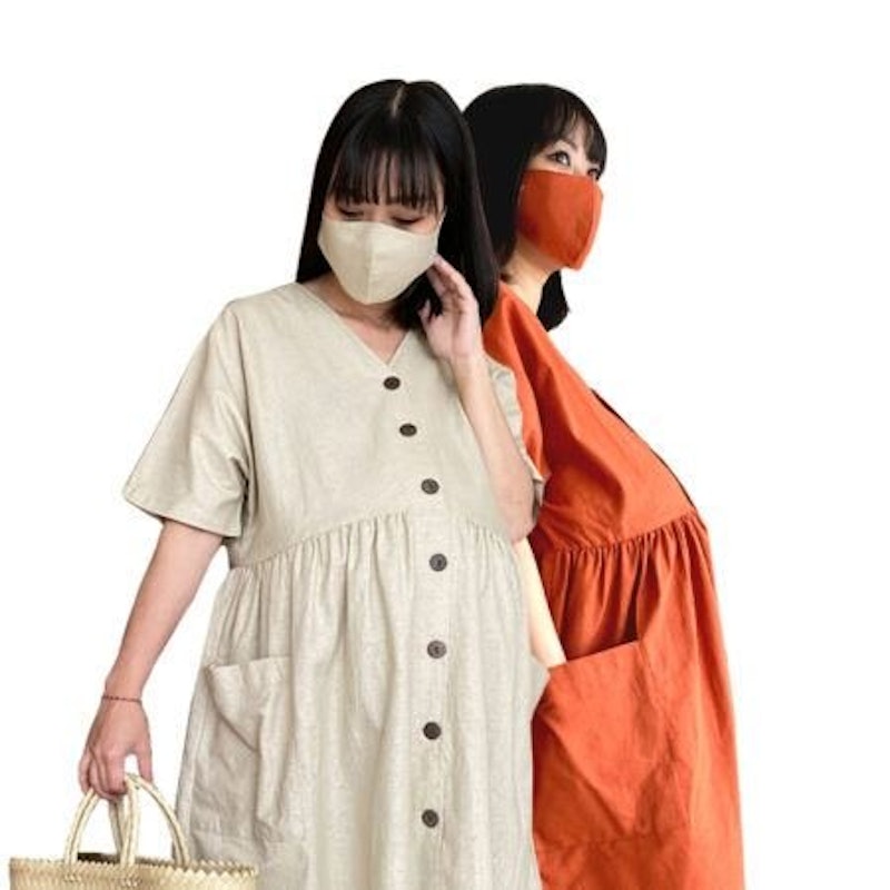 Mama's Choice Maternity Casual Button Dress 1