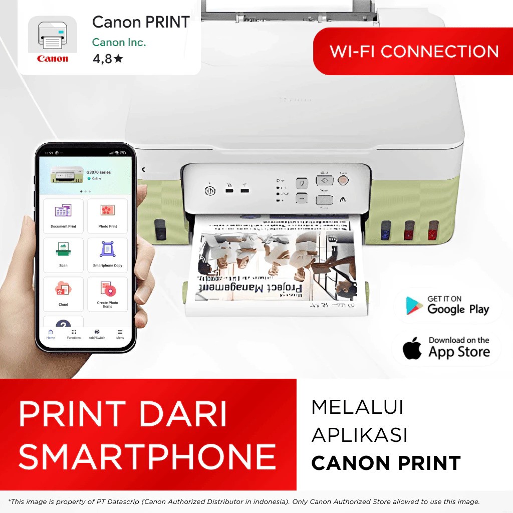 Canon Singapore Canon PIXMA Printer Inkjet MegaTank G3730