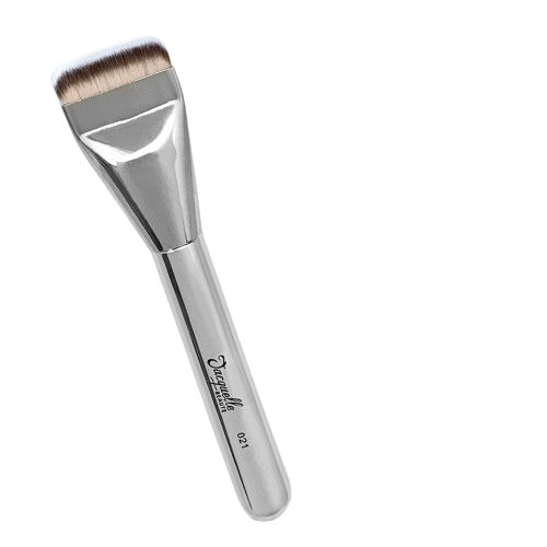 Jacquelle Flat Foundation Brush - Premium Pink Sterling Brush Series 1