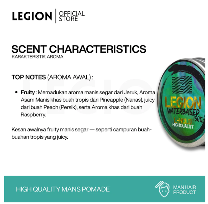 Legion Pomade Waterbased L-Hold 3