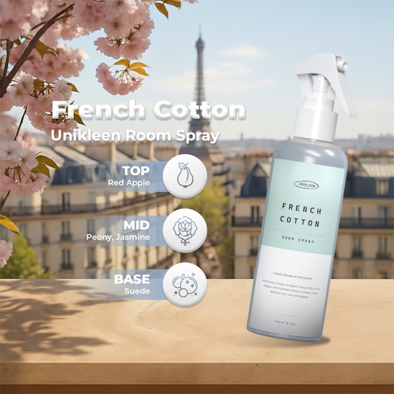 Unikleen Room Spray French Cotton 5