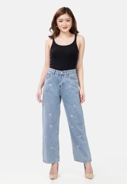 Heart Straight Jeans