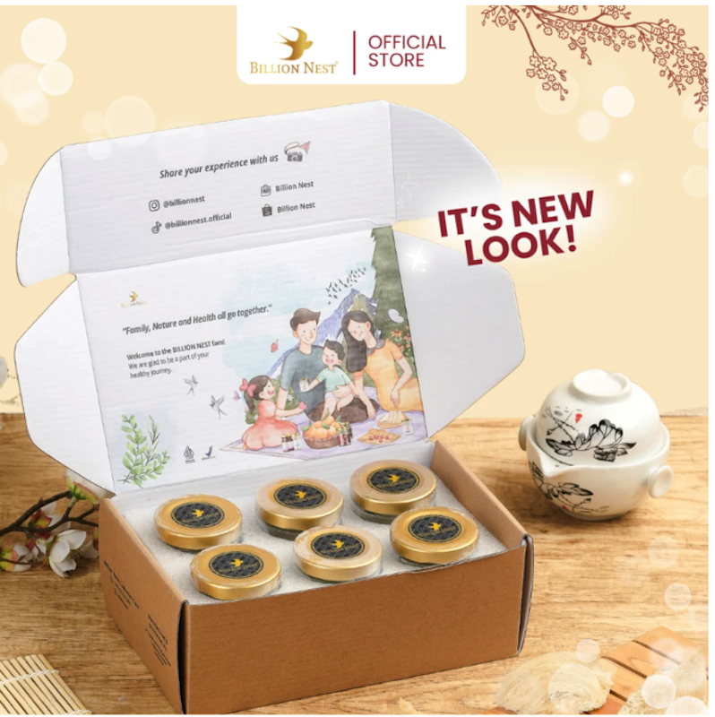 Billion Nest Premium Concentrate Bird's Nest with Honey 5