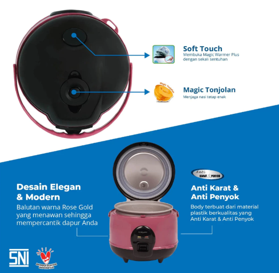 Kencana Gemilang Miyako Magic Warmer Plus  MCM-512CSBC