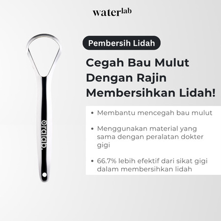  Oralab Pembersih Lidah Stainless Steel