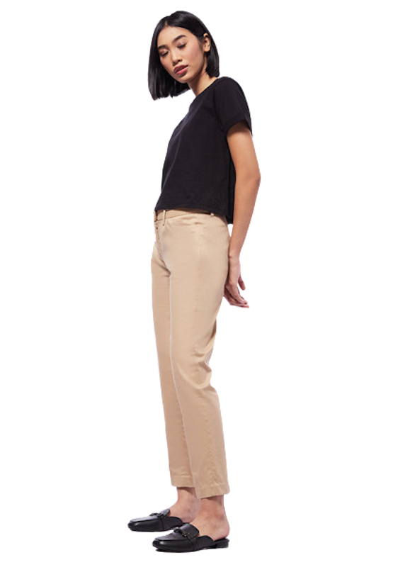 Basic Tapered High Rise Madison Editor Pants 3