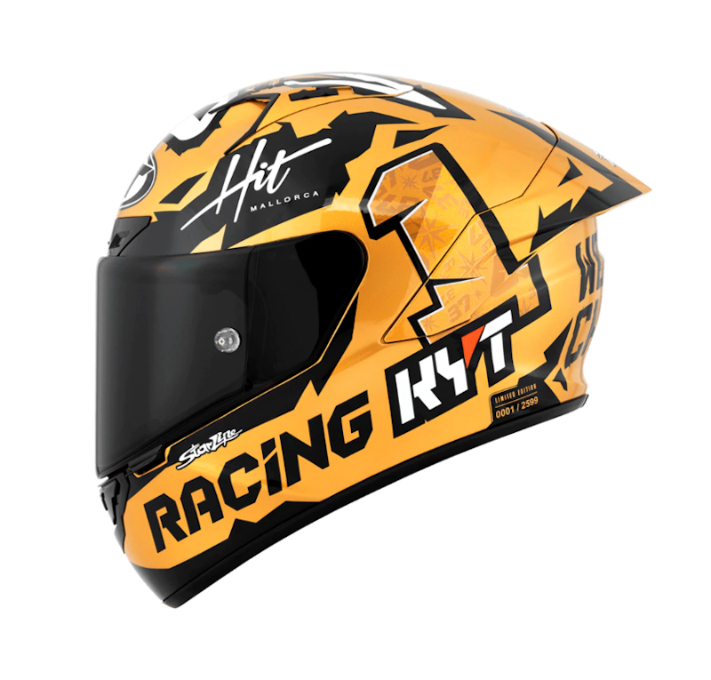 KYT NZ Race Limited Edition Augusto World Champion 2022 Gold 1