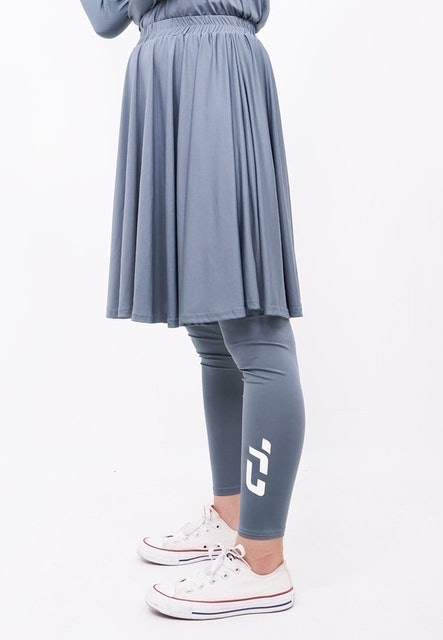 TD Active Leging Rok Olahraga Dual Layer (2-in-1)