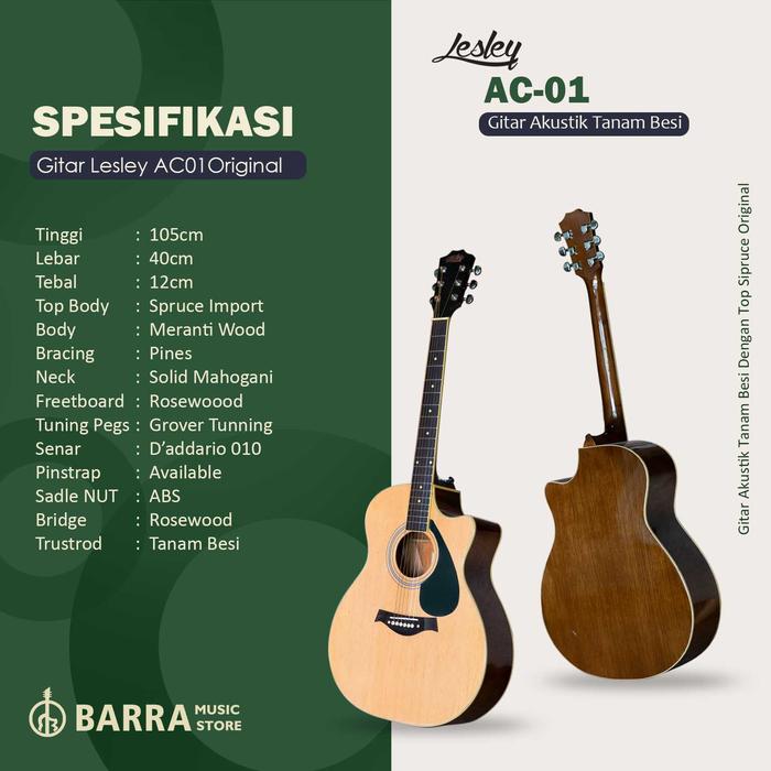 Lesley Gitar Akustik  2