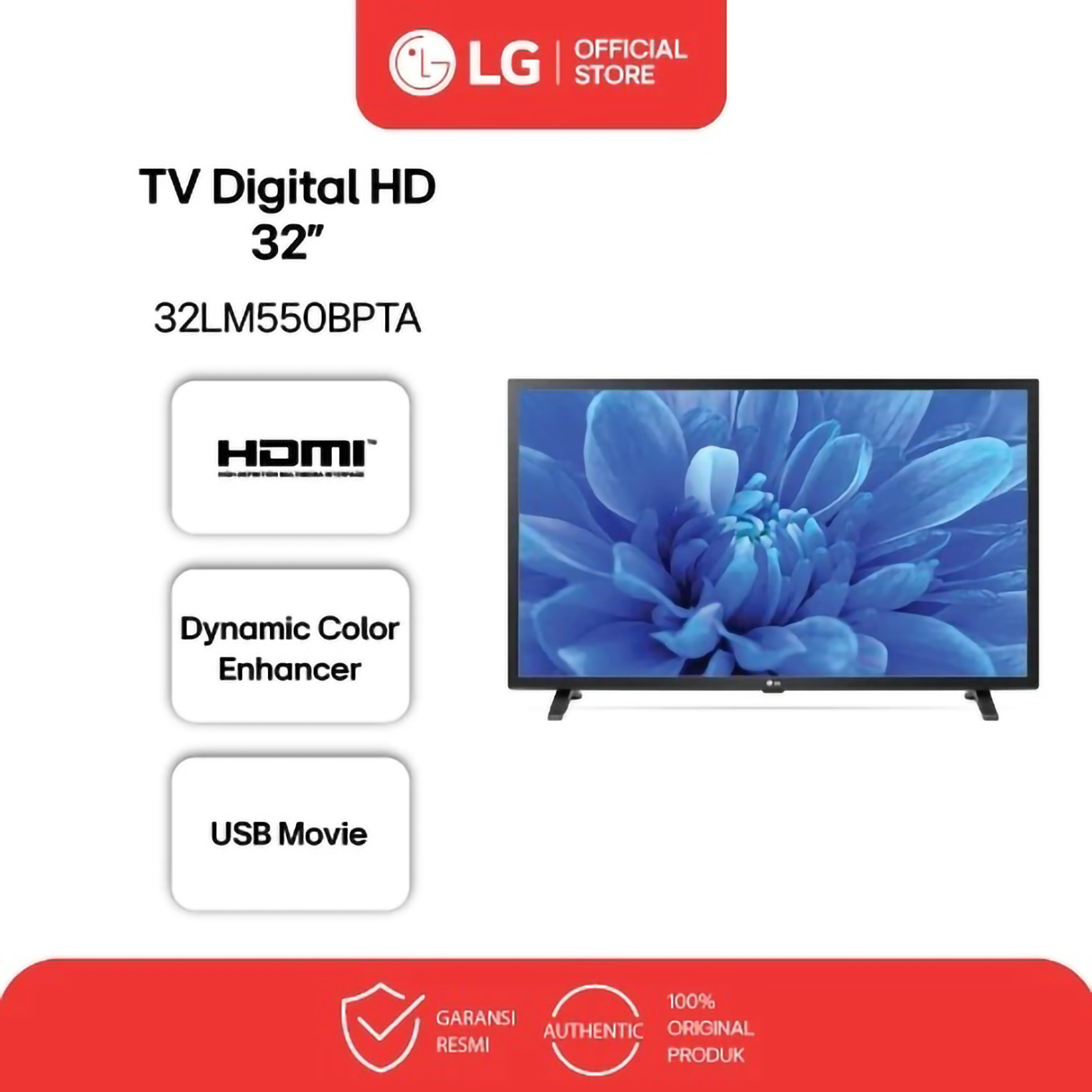 LG Electronics LG 32” HD Dynamic Color Enhancer TV