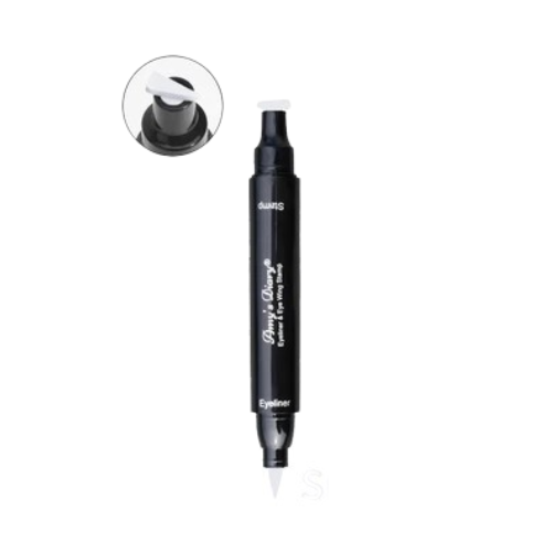 AMY'S DIARY Eyeliner Stamp 2 in 1 02 White