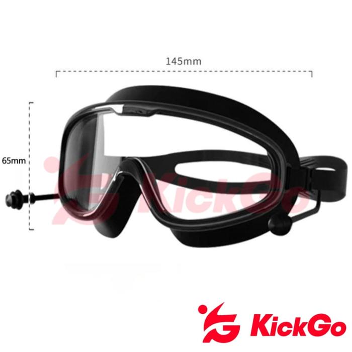 KickGo Kacamata Renang UV Big Frame 4