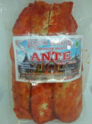  Ante Keripik Singkong Luar Dalam Balado 