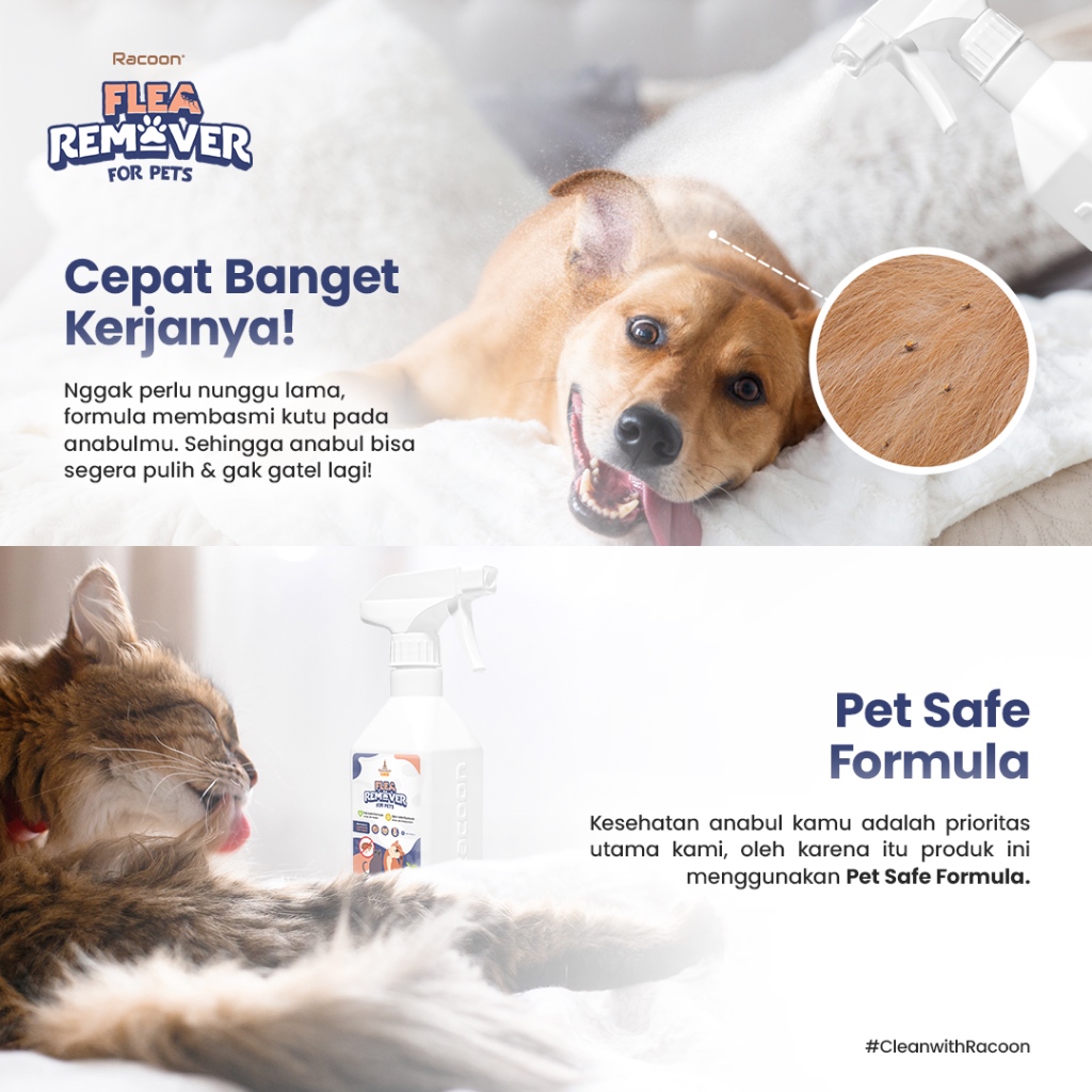  Racoon Flea Repellent Spray