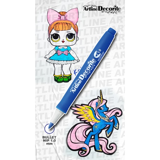 Artline Supreme Decorite Bullet Nib Marker EDF-1