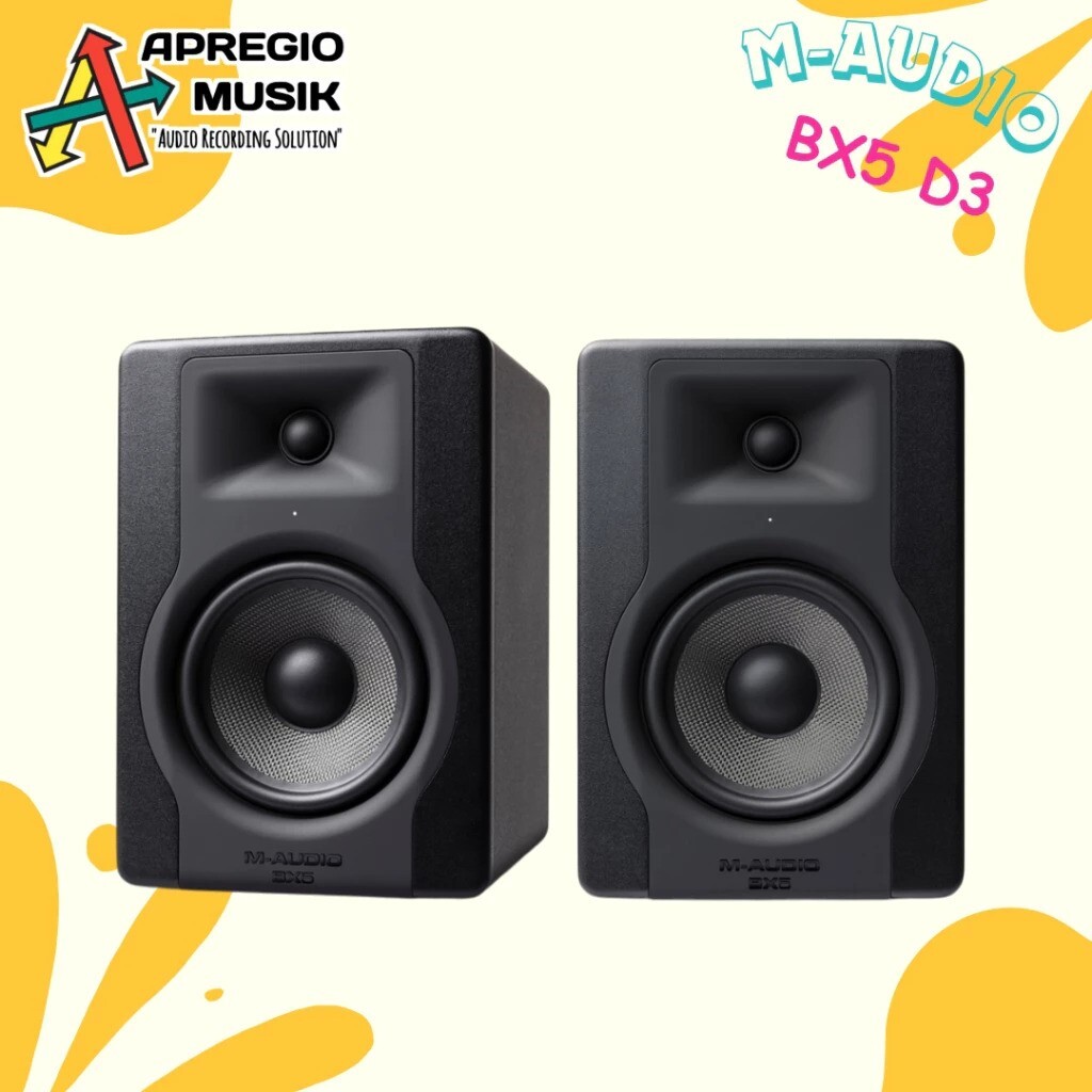 inMusic Brands M-AUDIO Powered Studio Reference Monitor BX5 D3