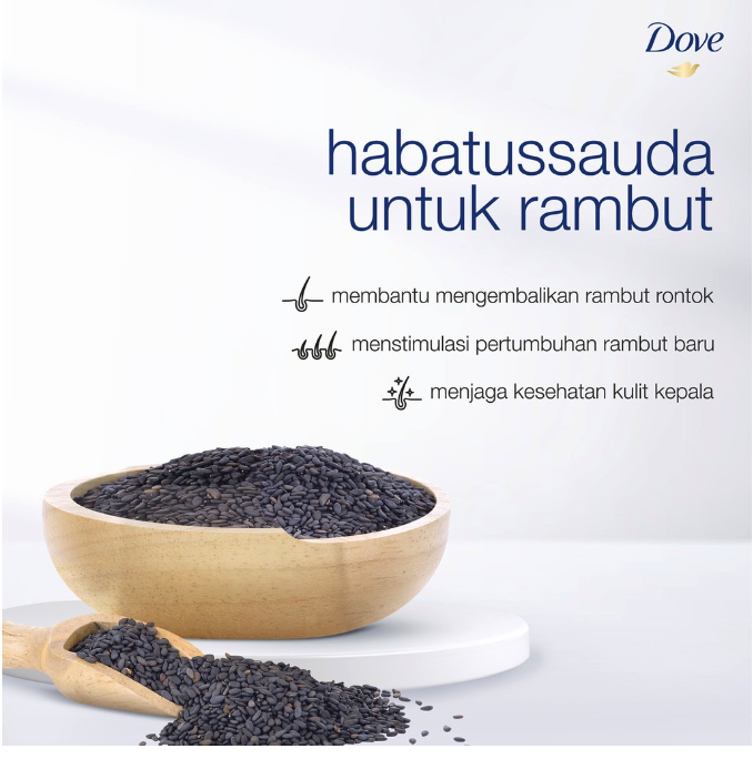 Unilever Dove Sampo Hijab Anti Ketombe dengan Aloe Vera dan Menthol Dingin