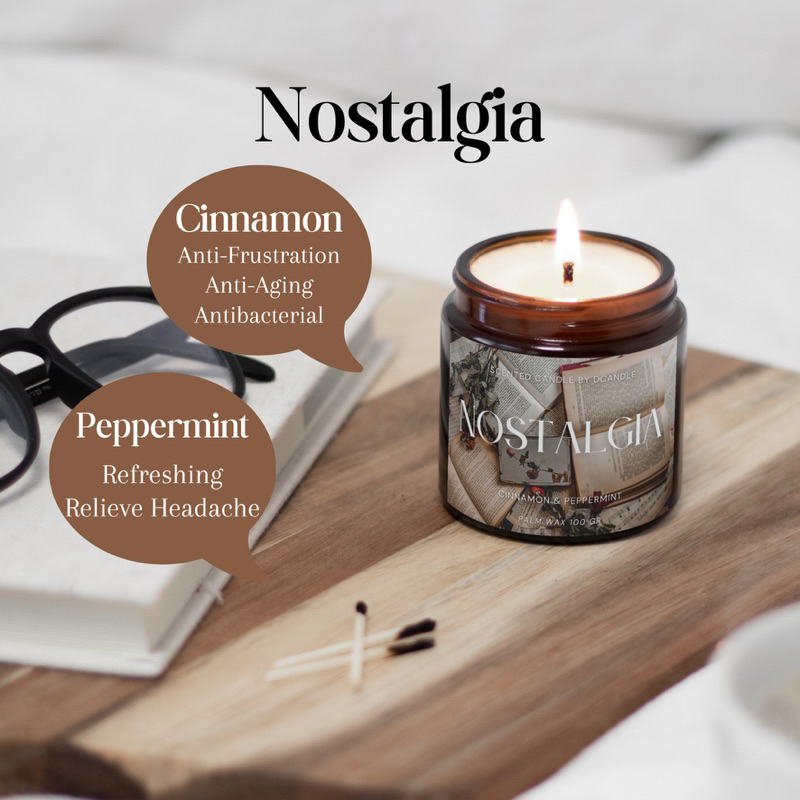 Dcandle Dcandle Premium Jar Scented Candle Nostalgia