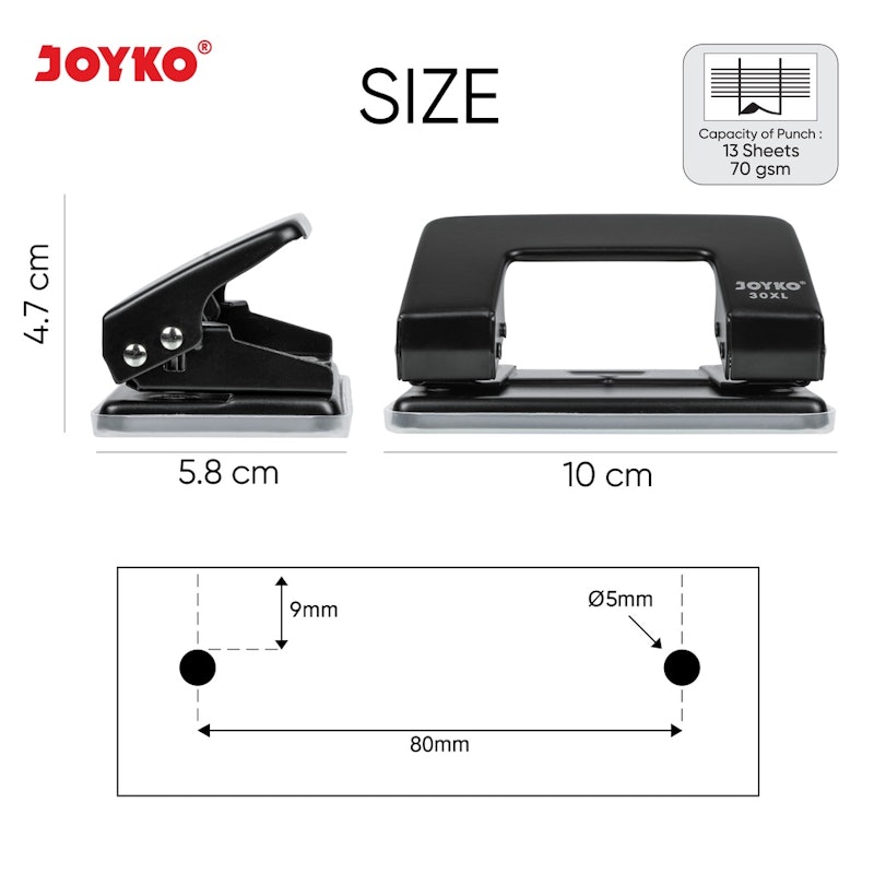 Punch Pembolong Kertas 30XL