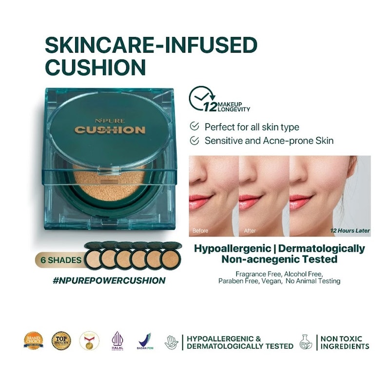 N'PURE Centella Asiatica Flawless Matte Power Cushion Banana