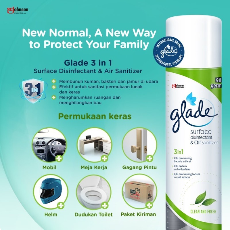 Glade 3in1 Surface Disinfectant & Air Sanitizer 3