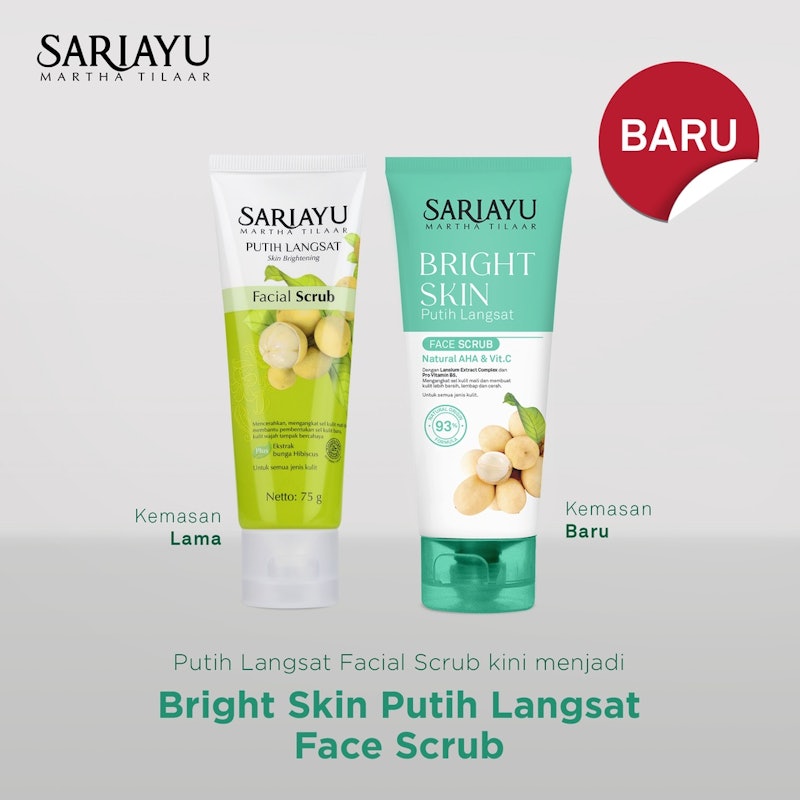 Bright Skin Putih Langsat Face Scrub 3