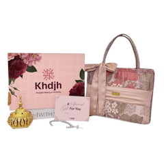 KhadijahLabel Hampers Mukena Set Dewasa Jumbo Arunika Spesial Gift