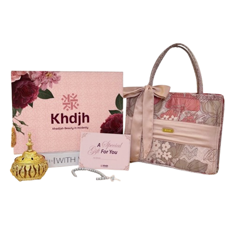 KhadijahLabel Hampers Mukena Set Dewasa Jumbo Arunika Spesial Gift 1