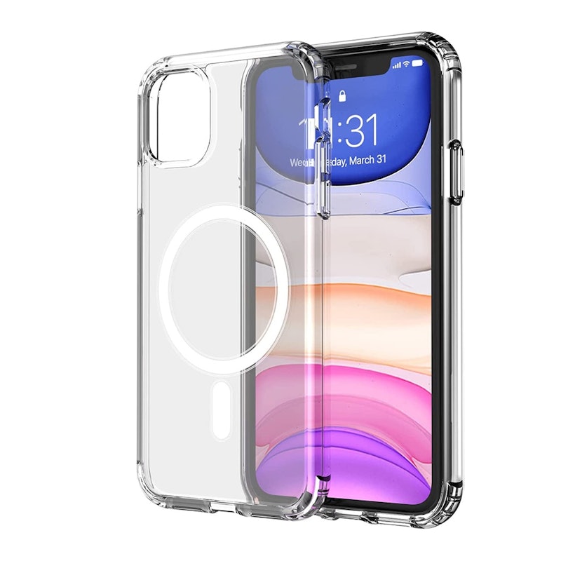 Amino Magnetic Case Clear Hybrid Bumper Casing