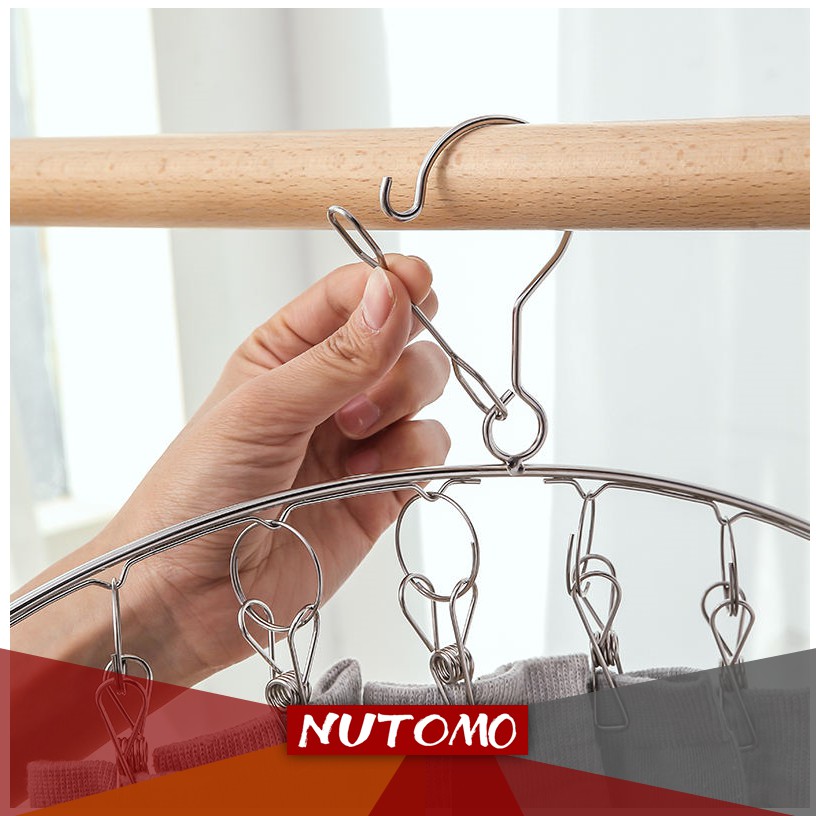  Hanger 8 Jepit Stainless Steel