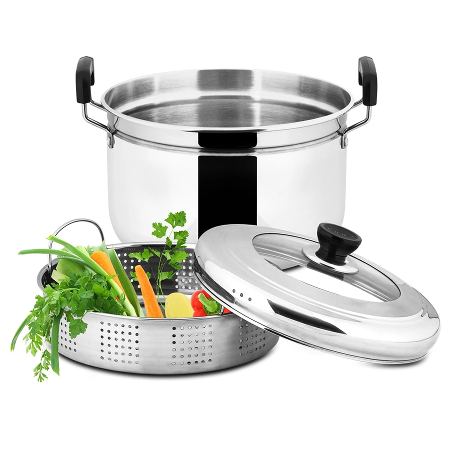  COOKVILLE Steamer Cooking Pot 24 cm