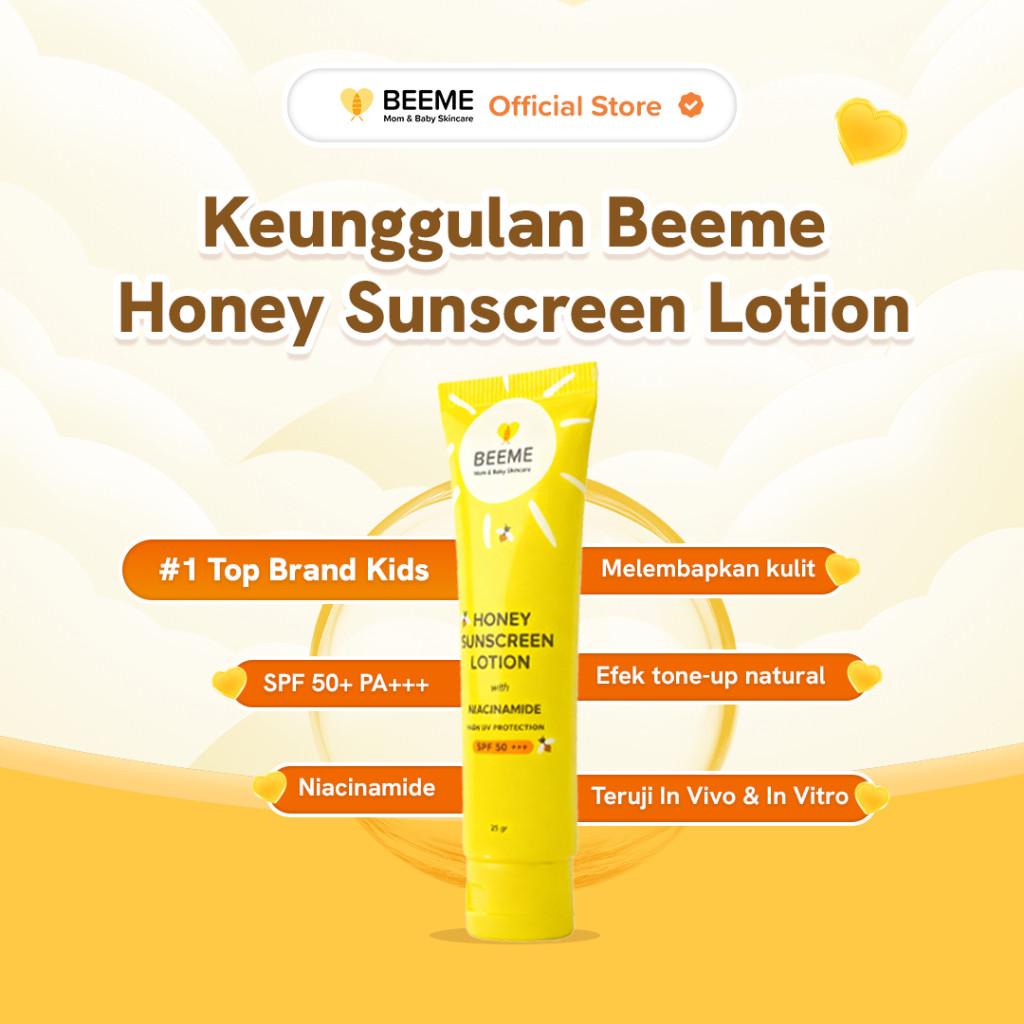 Serikat Raja Lokal Beeme Honey Sunscreen Lotion with Niacinamide