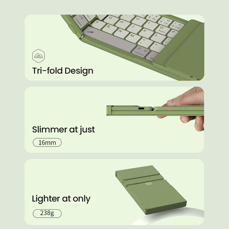 NILLKIN NILLKIN Cube Pocket Foldable Bluetooth Keyboard with Touchpad