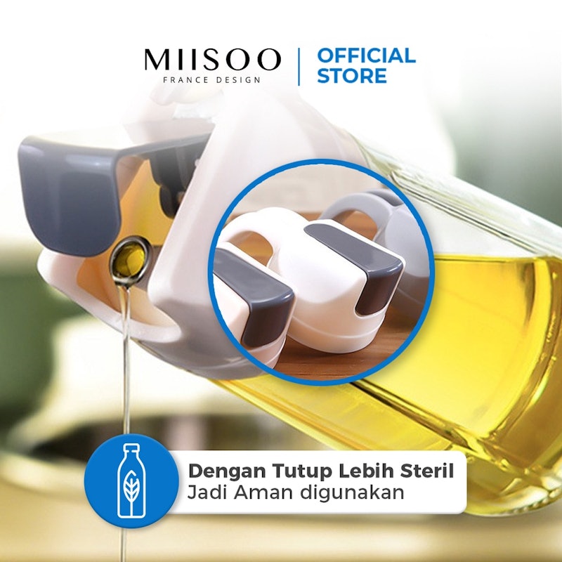 MIISOO Botol Kaca Serbaguna