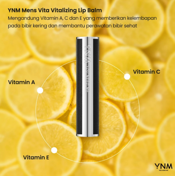  YNM Mens Vita Vitalizing Lip Balm