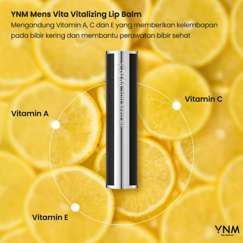 YNM Mens Vita Vitalizing Lip Balm 5