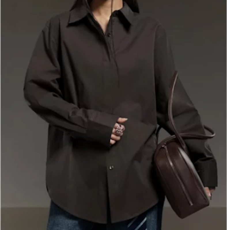 Ecinos 100% Cotton Oversized Shirt 3