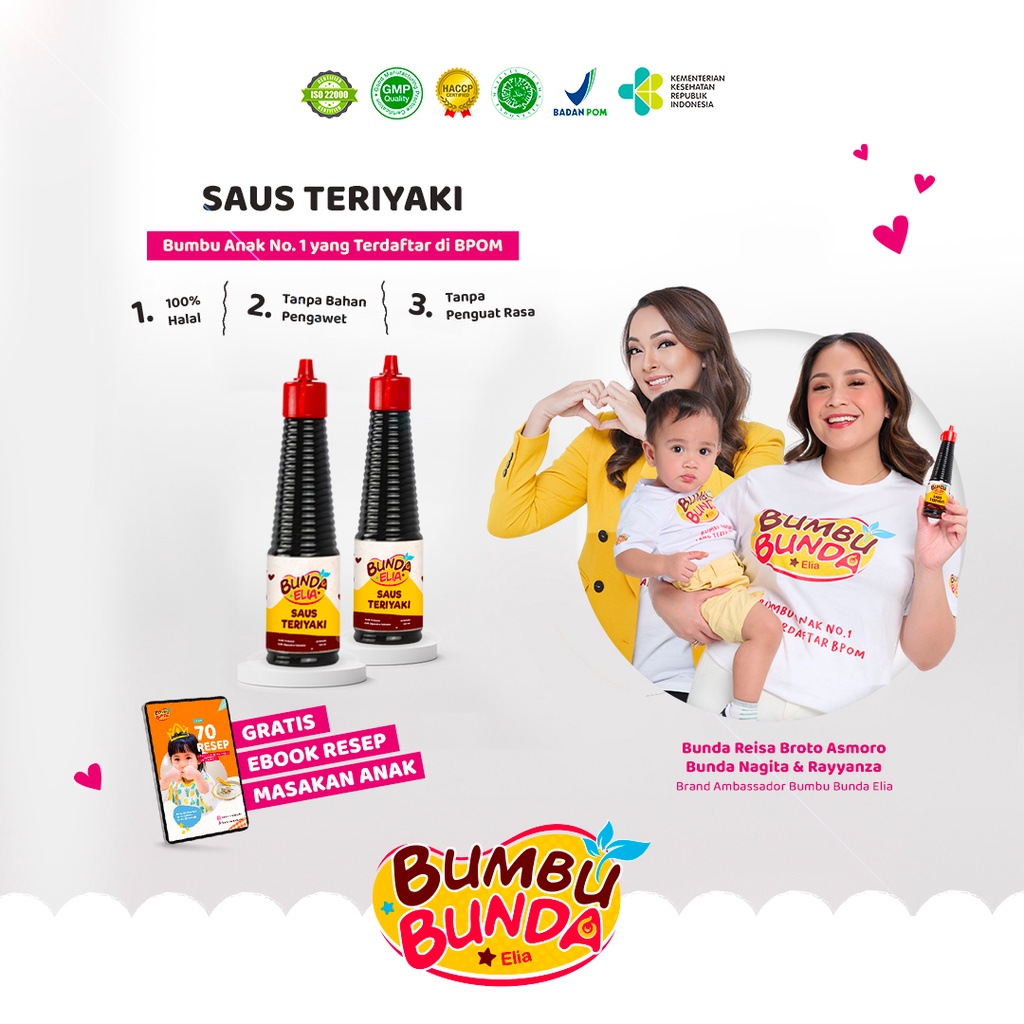 Bumbu Bunda Elia Saus Teriyaki Non MSG