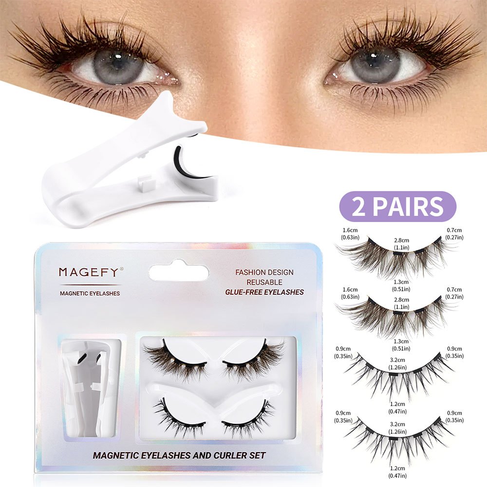  MAGEFY Magnetic Eyelashes 02 (2 Pairs) 7869