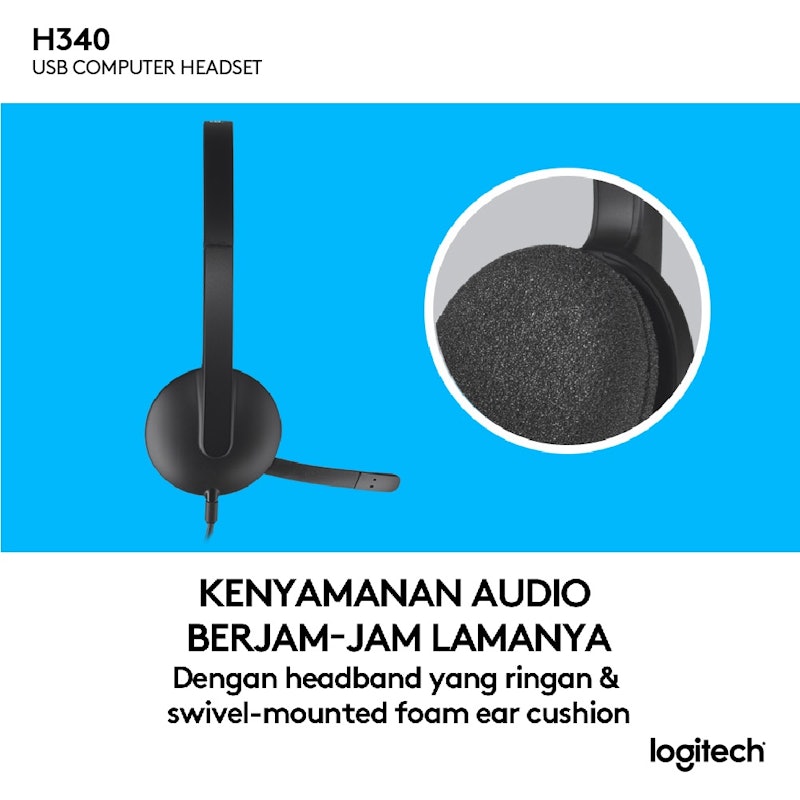 Logitech USB Computer Headset 4