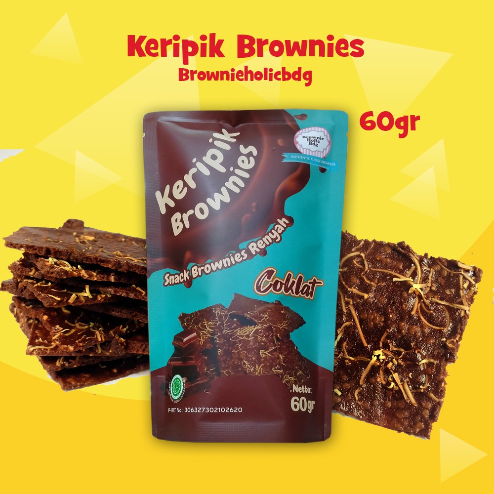 Brownieholicbdg Keripik Brownies Snack Brownies Renyah 