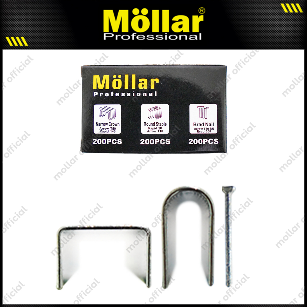 Mollar Refill Staple Gun 3 in 1