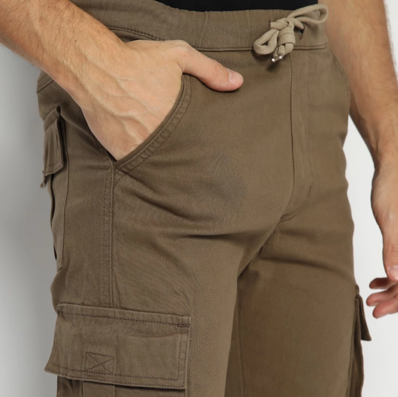 FICHINO Jogger Cargo Long Pants Romeo Black Seattle Series 5