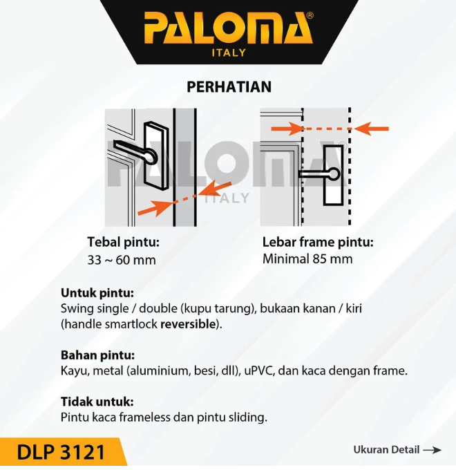 Paloma Digital Lock Smart Home DLP-3121
